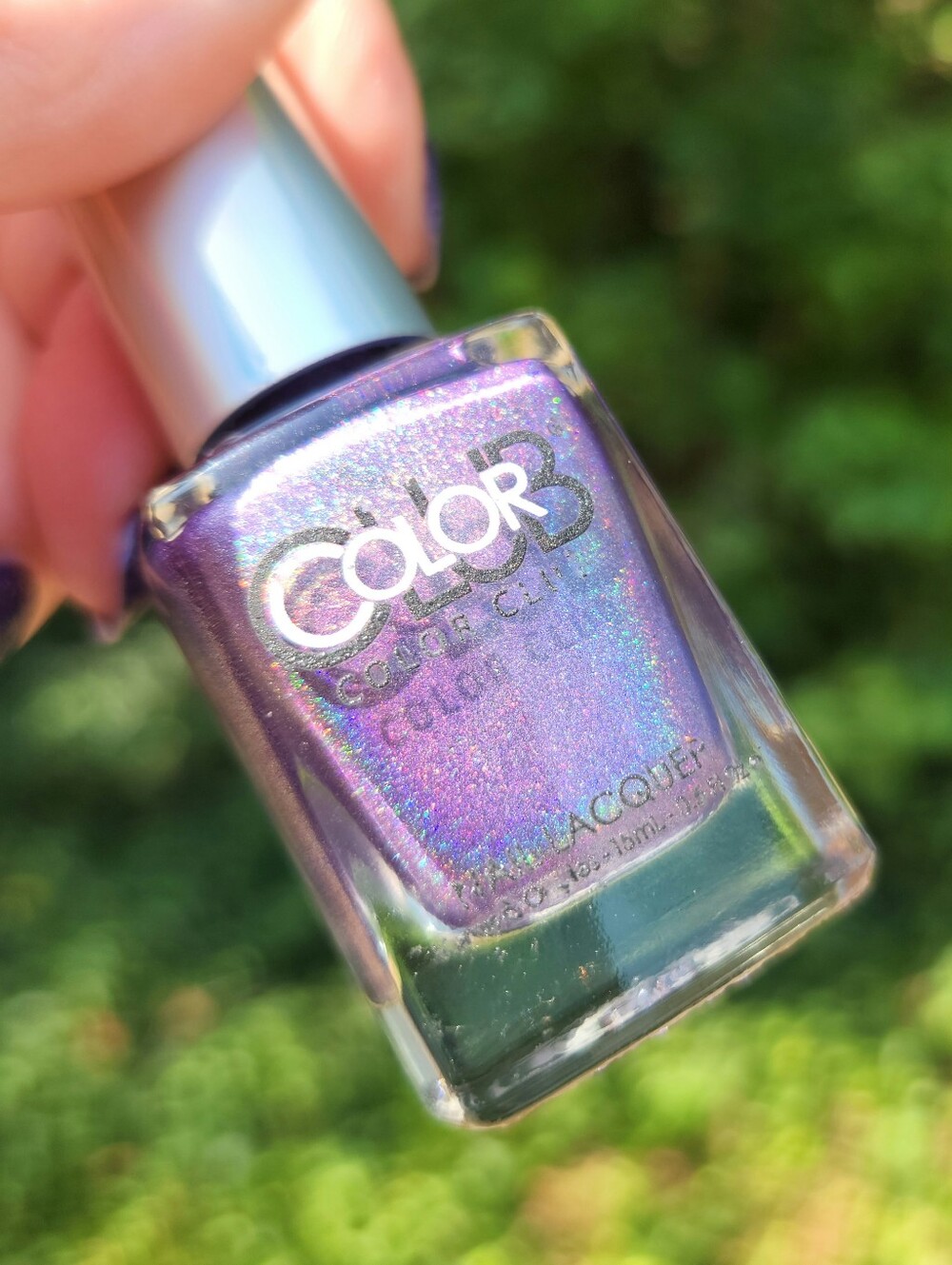 Color Club ✨️ Eternal Beauty Purple Halo Hues Holographic Polish 🌈 Discontinued